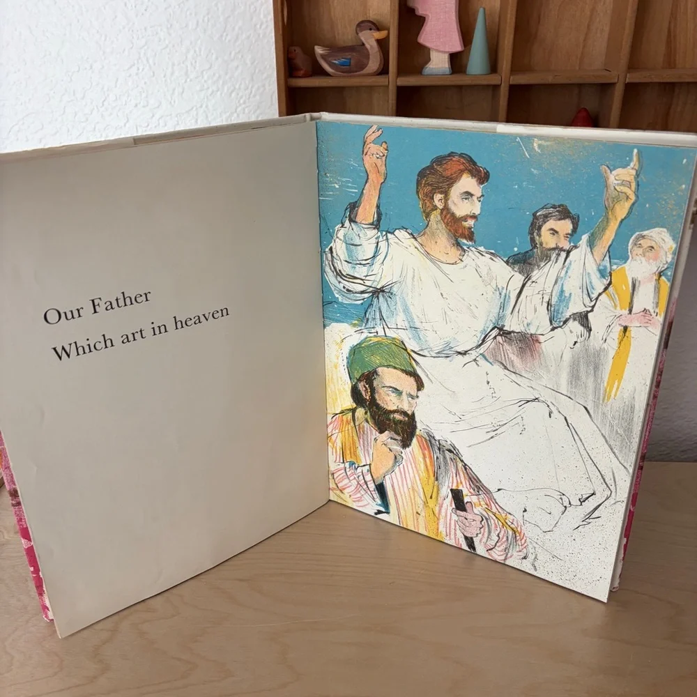 VINTAGE | The Lord’s Prayer Children’s Illustrated Hardcover Book